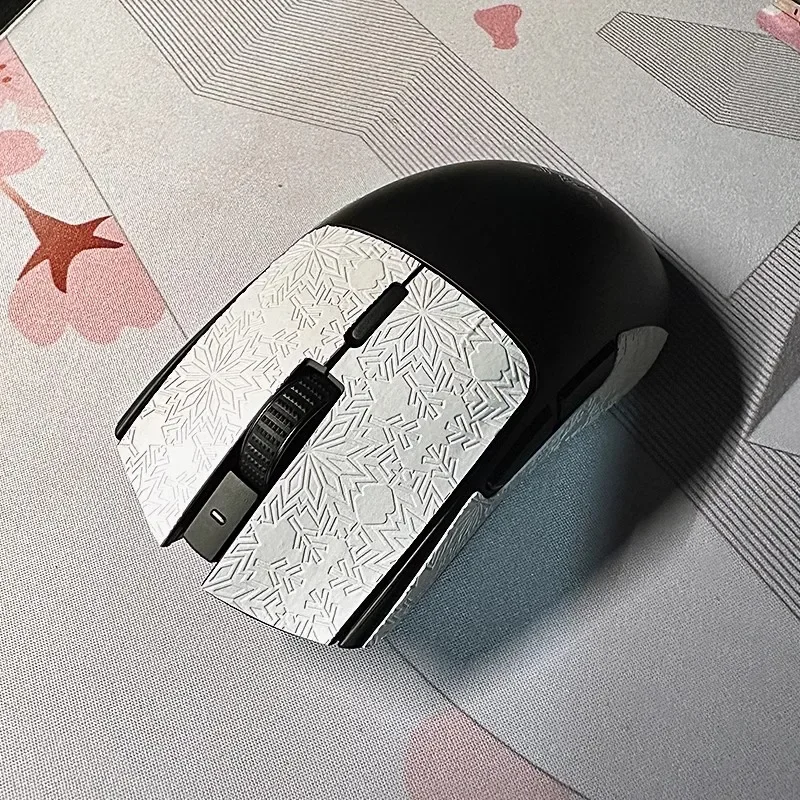 1 Set Ultraglide Mouse Anti Slip Sticker For RAZER Viper V3 HyperSpeed Mice Non-Slip Anti Sweat Tape Ultrathin Lizard Snowflake