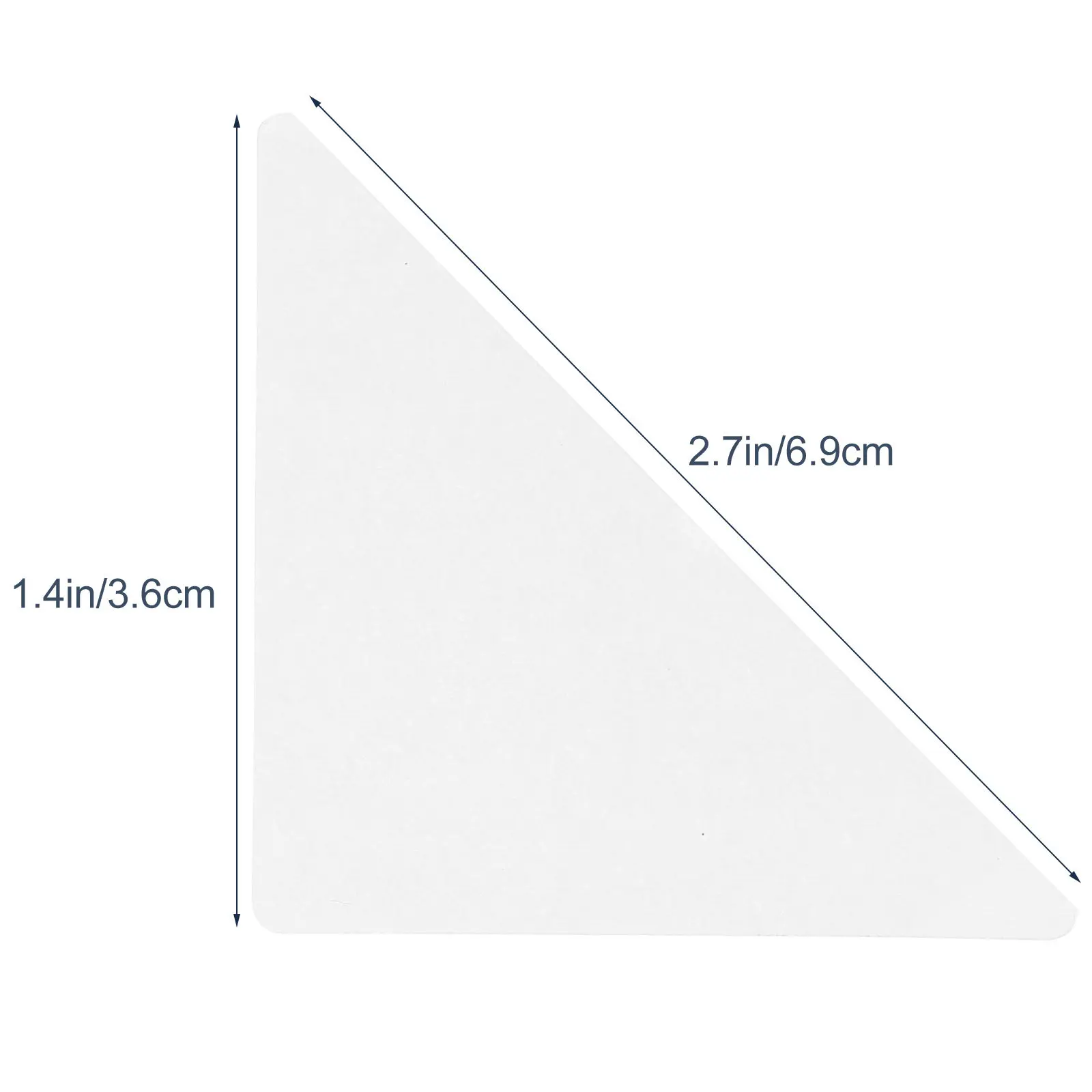 90Pcs Adhesive Collar Stays Men's Dress Shirt Stay Sharp Collar Support Easy Application Rounded Edges