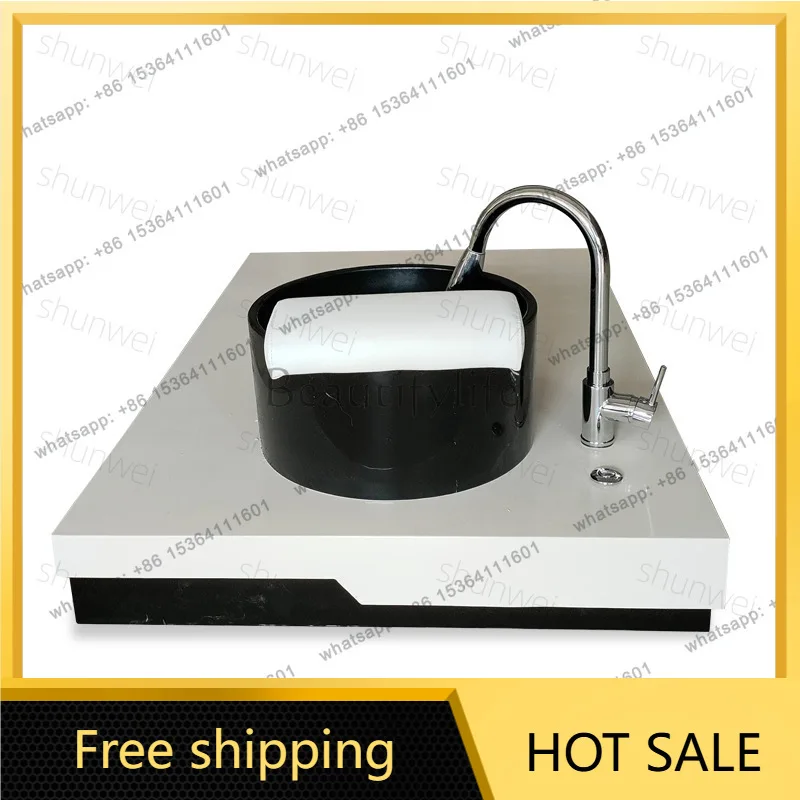 Factory Direct Sales Electric Nail Art Foot Therapy Sofa Base Massage Pedicure Ceramic Basin