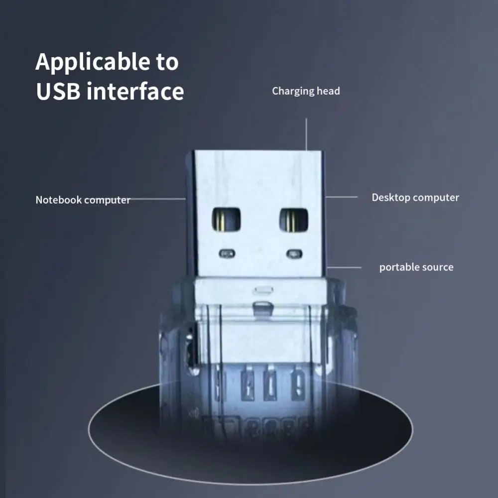 Умная Портативная Usb-лампа, яркие универсальные автомобильные аксессуары, удобная ночная версия, высокое качество