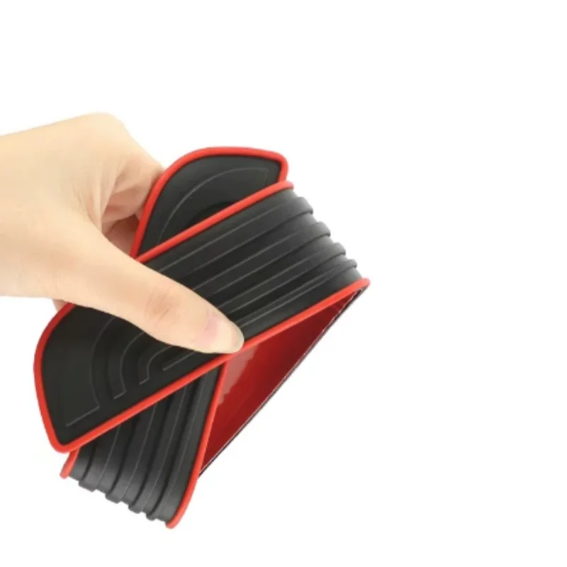 4pcs Rubber Car Door Sill Scuff Covers Black Door Panel Guards Protector Trim Anti-scratch Exterior Parts Car Decor Accessories