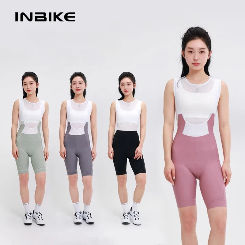

INBIKE велосипедные шорты с высокой талией, высокая эластичность, дышащие, амортизирующие, с карманами, летние женские шорты для шоссейного велосипеда MTB