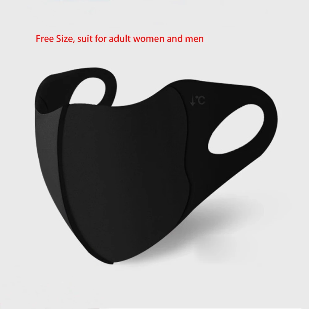 جديد تنفس قناع الحرير الجليد المضادة للأشعة فوق البنفسجية قابل للغسل ركوب قناع الوجه الغبار غطاء الوجه وشاح للجنسين #6