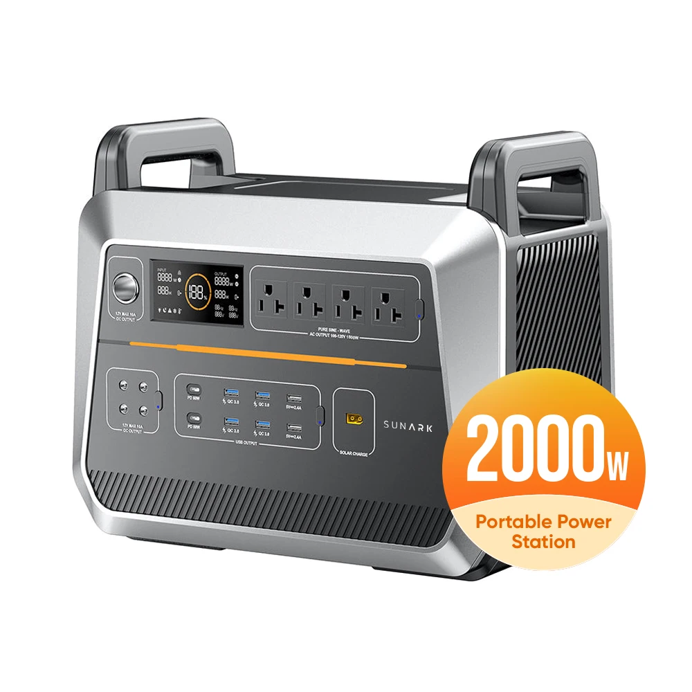 500W 2Kw 2000W Solar UPS Portable  Power  Generator Station