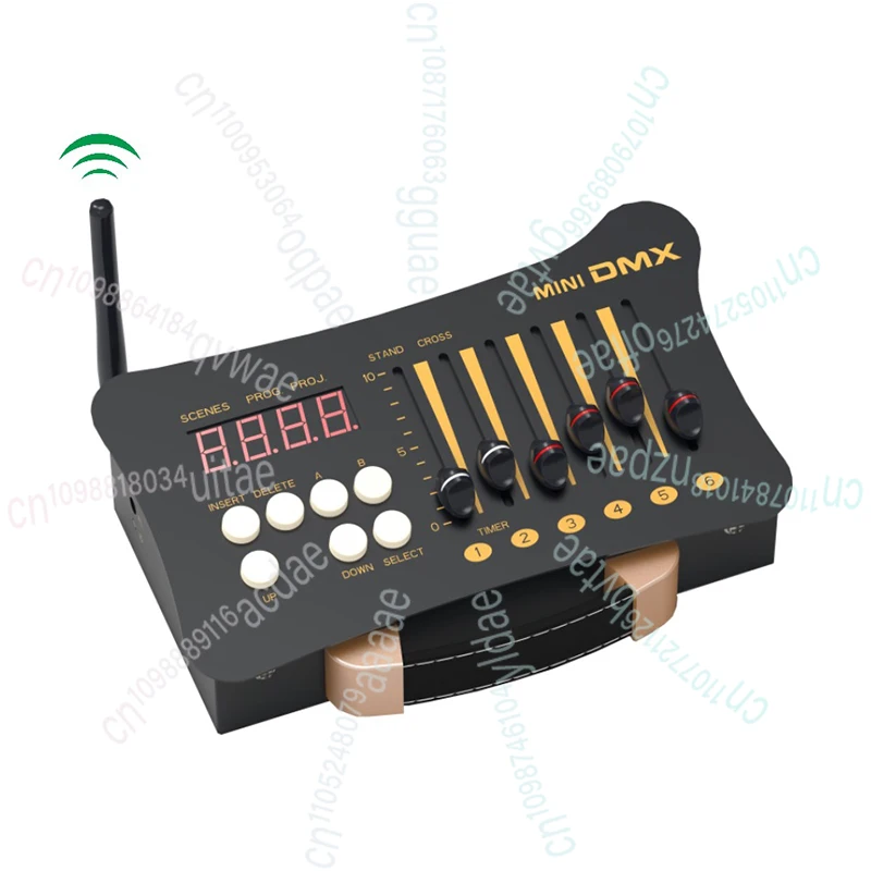 DMX512 Console With Wireless Control Panel Shaking Beam Light Controller 54 Channel DMX Dimmer Lighting Console