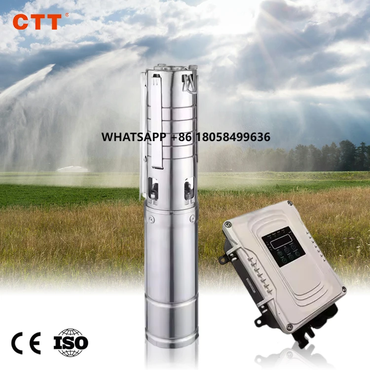 

72v Dc Solar Powered Submersible Water Pump 15000 Liters Per Hour for Agriculture