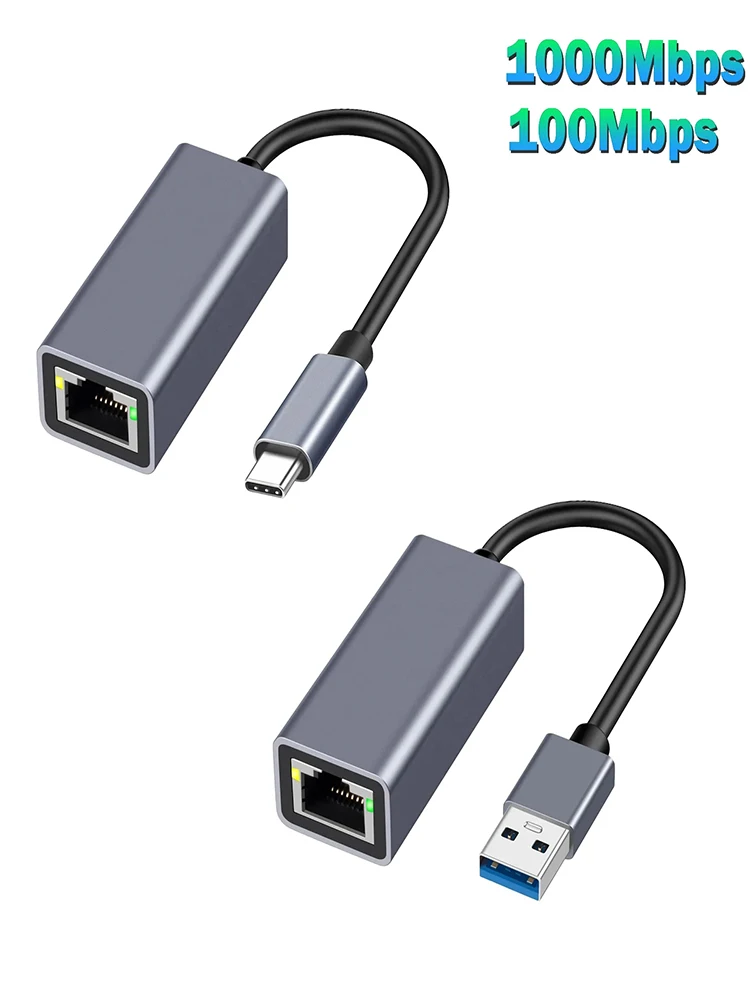 Karta sieciowa przewodowa 10/100/1000Mbps USB 3.0 do RJ45 Adapter Ethernet LAN Konwerter dla PC Windows Laptop Gigabit Kabel Internetowy — zdjęcie produktu 7