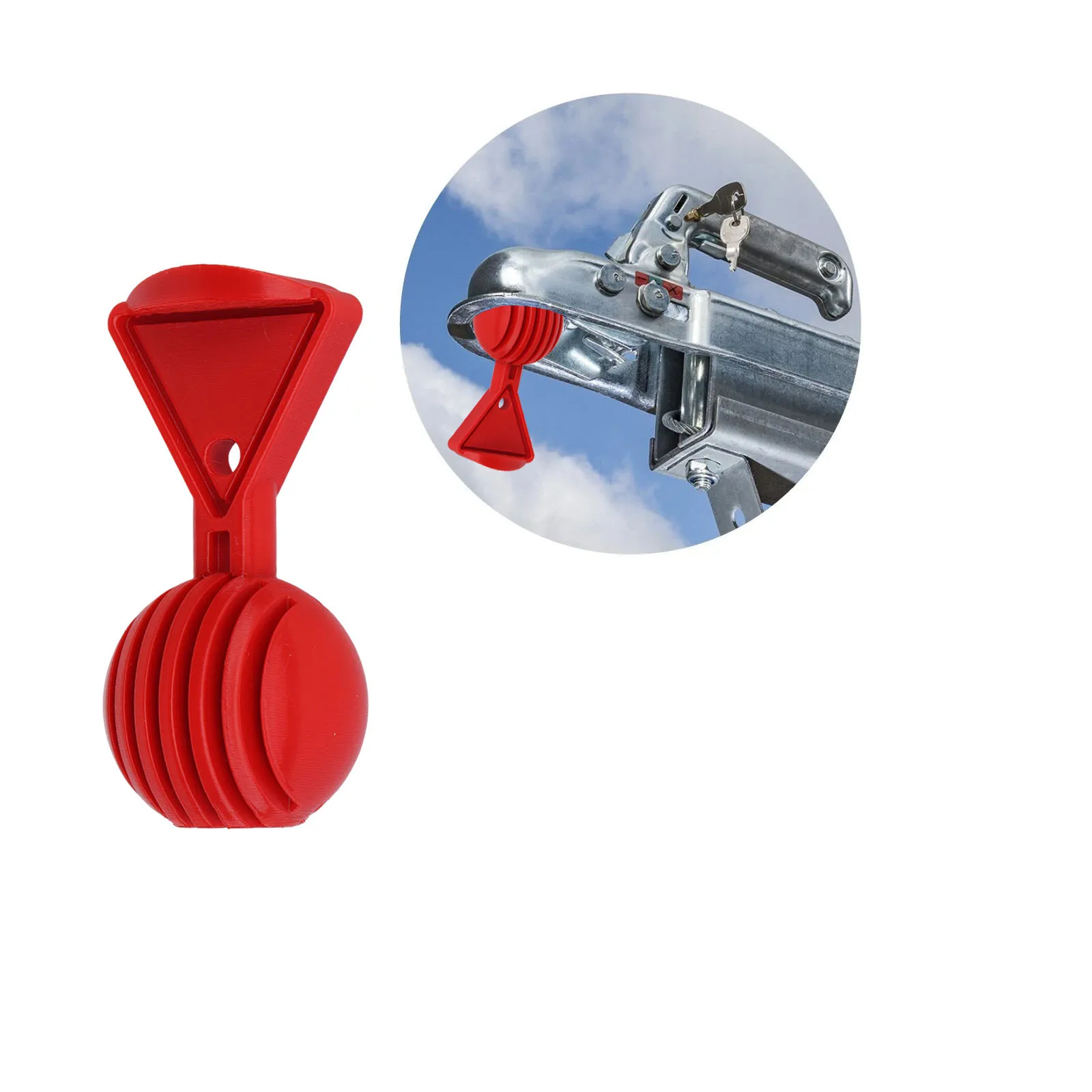 

Motorhome Anti Theft Safety Ball Theft Protection Red Ball Coupling For Alko RV Camper Caravan Trailer Accessories