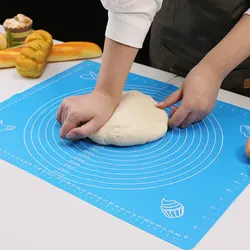 40X30Cm Extra Grote Bakmat Siliconen Padplaat Bakmat Voor Het Rollen Van Deeg Pizzadeeg Antiaanbakmachine Houder Keukengereedschap