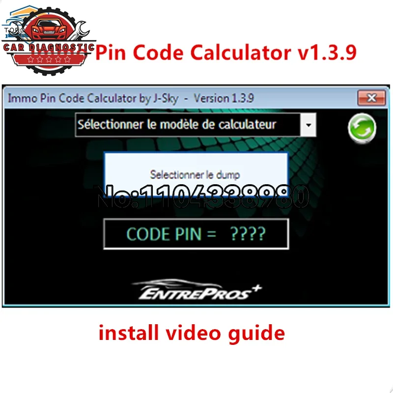 

2021 IMMO Pin Code Calculator V1.3.9 for Psa Opel Fiat Vag free ship