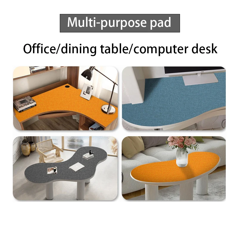 Double-Sided Leather Mouse Pad Portable Desktop Mat Water-Proof Non-Slip Desk Set Office Decoration Customizable Size