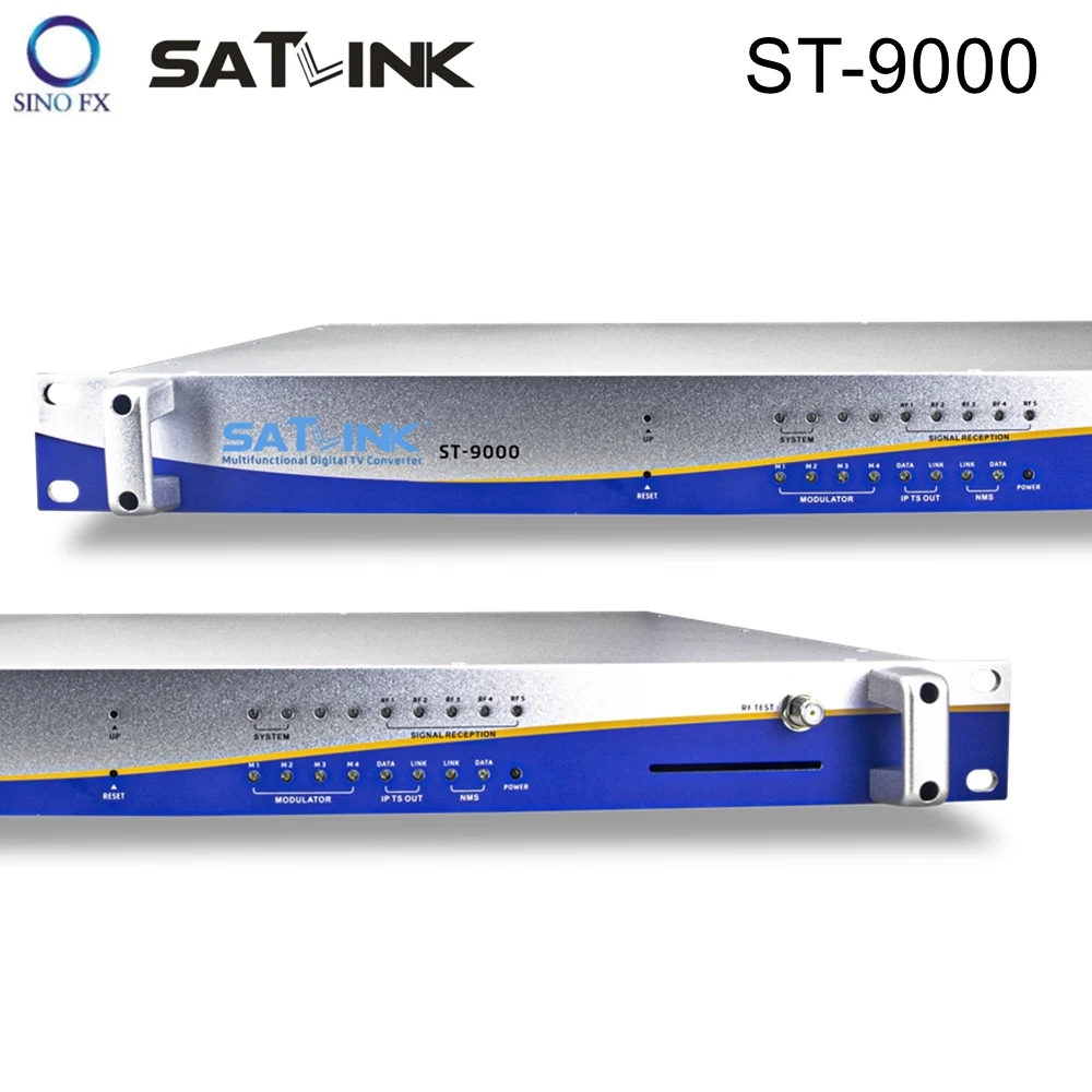 Le convertisseur numérique multifonctionnel de télévision de ST-9000 de Satexhausprend en charge 5 canaux de la mise à jour d'entrée de signal de ST-8630