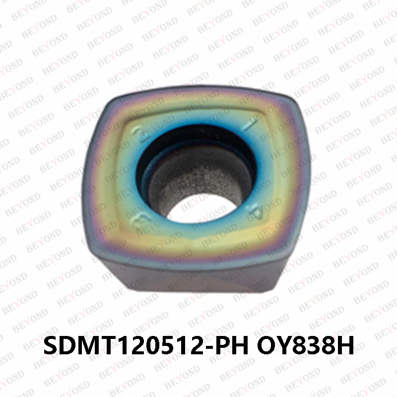 BEYOND SDMT OY838H SDMT1205 SDMT120512 SDMT150512 SDMT120512-PH PH طحن كربيد إدراج شفرة مخرطة تحول أداة القطع باستخدام الحاسب الآلي