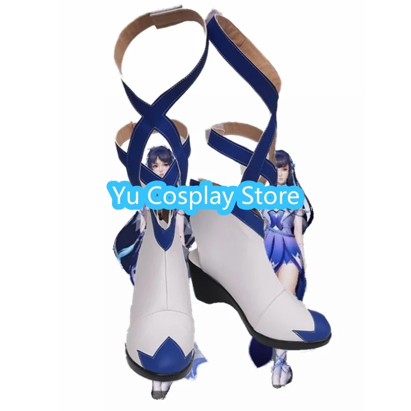 

Yu Косплей Магазин Honor Of Kings Xi Shi Обувь для косплея Аниме Обувь для косплея Сапоги Костюмы на Хэллоуин Реквизит