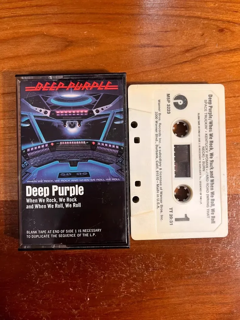 

Blues Deep Purple Ian Gillan Music Tape Who Do We Think We Are Album Mary Long Cassette Cosplay Walkman Recorder Soundtracks Box