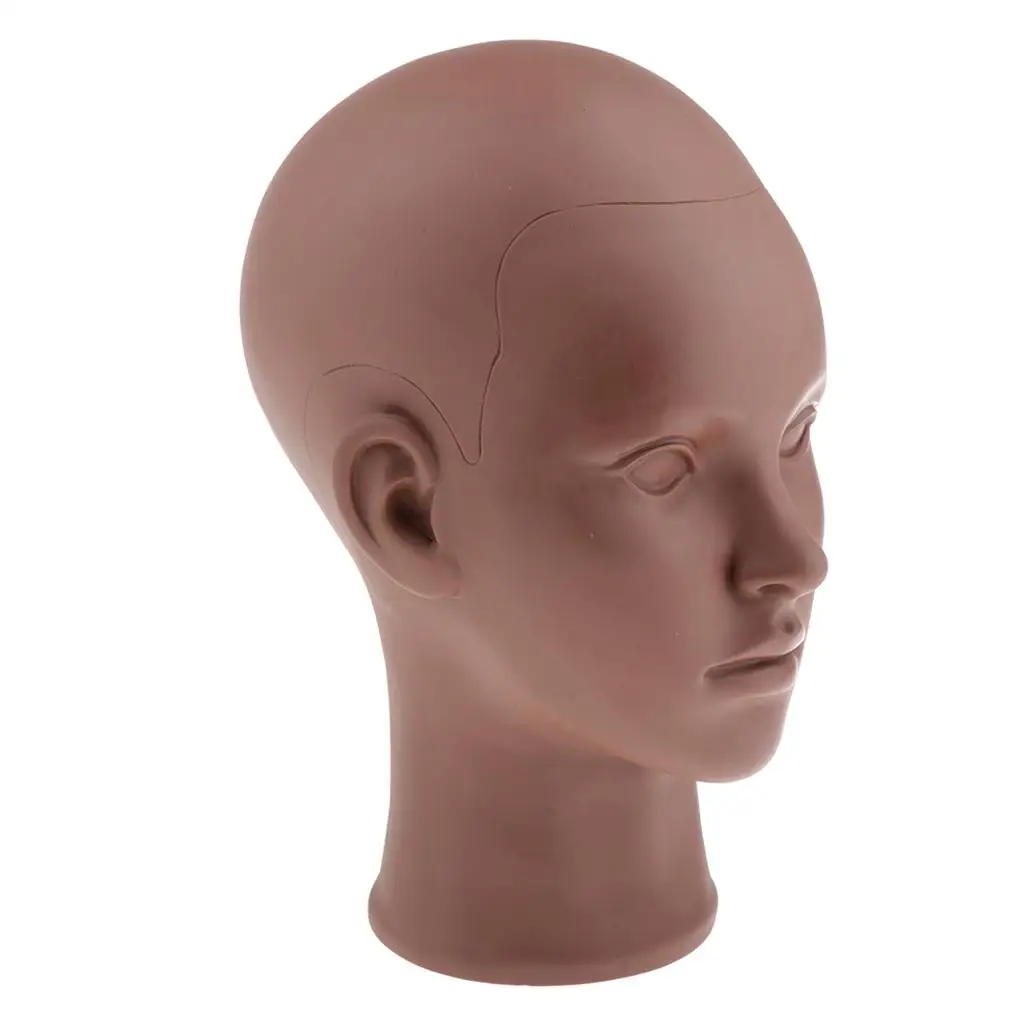 Picture 4: Wigs Mannequin Head Soft PVC Training Doll Head Model for Hat Jewelry Display and Eyelash Extension