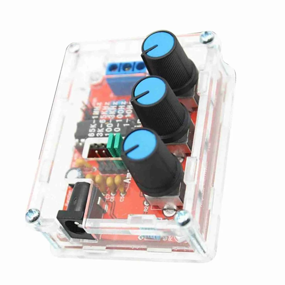 Acrylic DIY Generator Kit FR-4 Fiberglass Metal Signal Generator Kit Adjustable Amplitude Multi Waveform Output