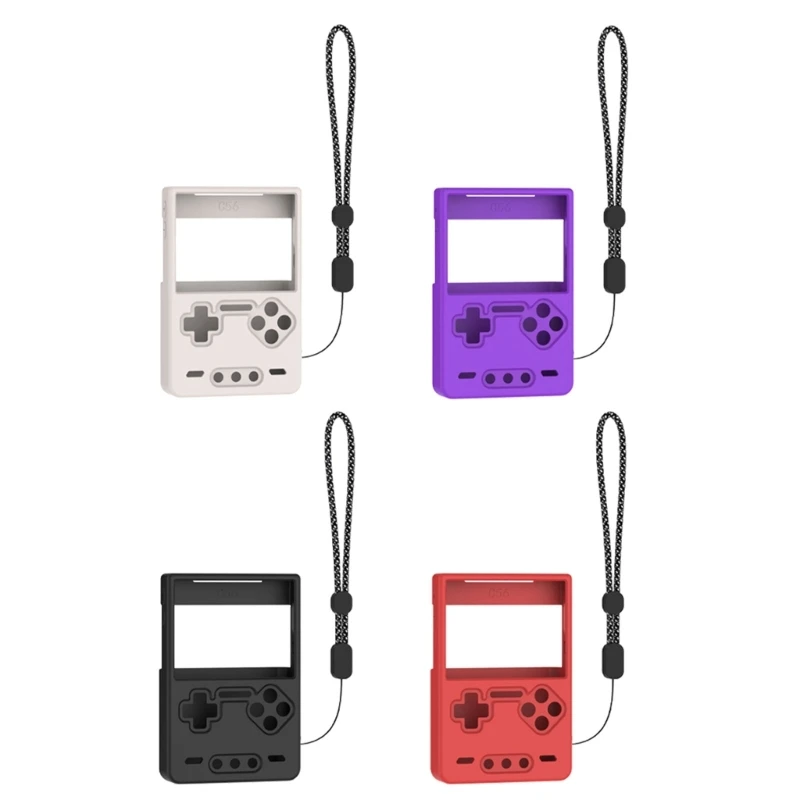 Защитный чехол для геймпада для Trimui Brick, пылезащитный корпус, чехол для консоли, силиконовый чехол со шнурком