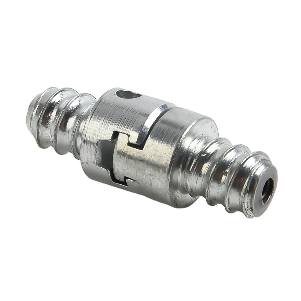 Male Female Join Connector Dredge Spring Fitting For Electric Drill Dredge Set Silver 10pcs 16mm 5 Carbon Steel