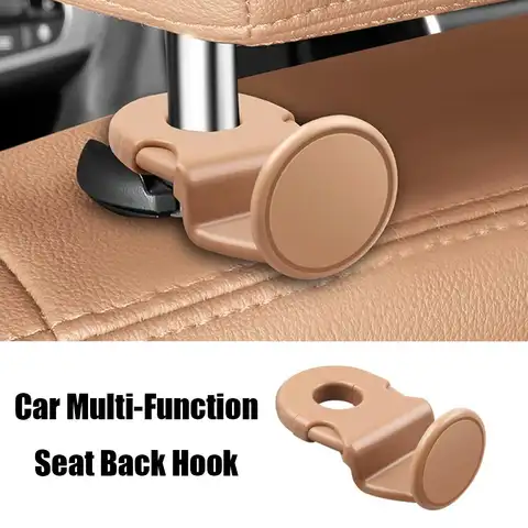 2PCS Car Back Seat Hook Car Interior Organizer Accessories 20KG Heavy Duty For Grocery Bag Car Headrest Hanger