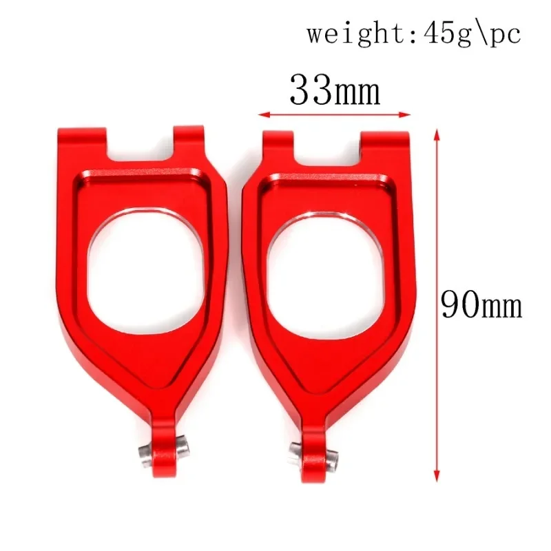 استبدال ذراع التأرجح الأمامي من سبائك الألومنيوم ARA 330752   لأجزاء ترقية سيارة ARRMA1:10 2WD Gorgon Monster Truck RC