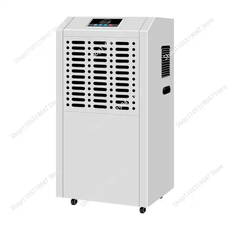 156Liter Portable Industrial Air Dehumidifier With Big Wheels And Handle