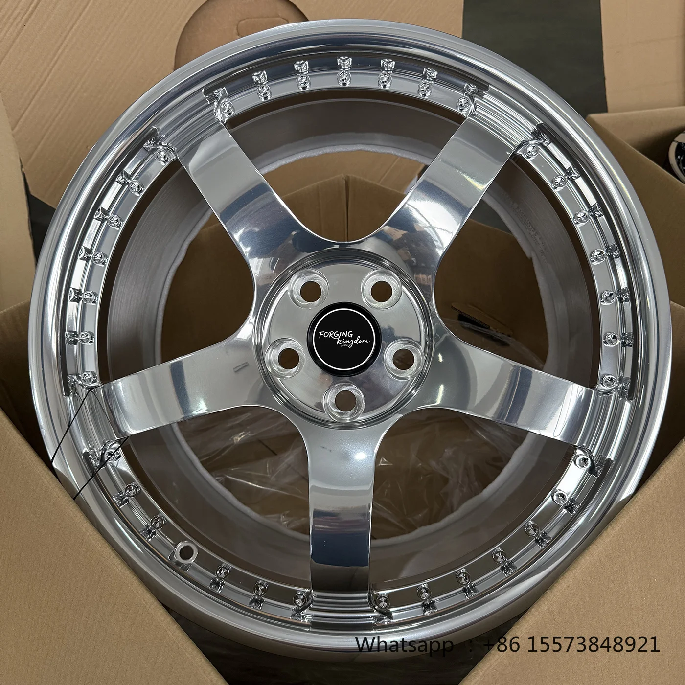 New Chrome Plated Custom Forged Aluminum Alloy Wheels Multi Spoke Simulated Two-Piece Design Fits Any Vehicle Model 17-26 Inch