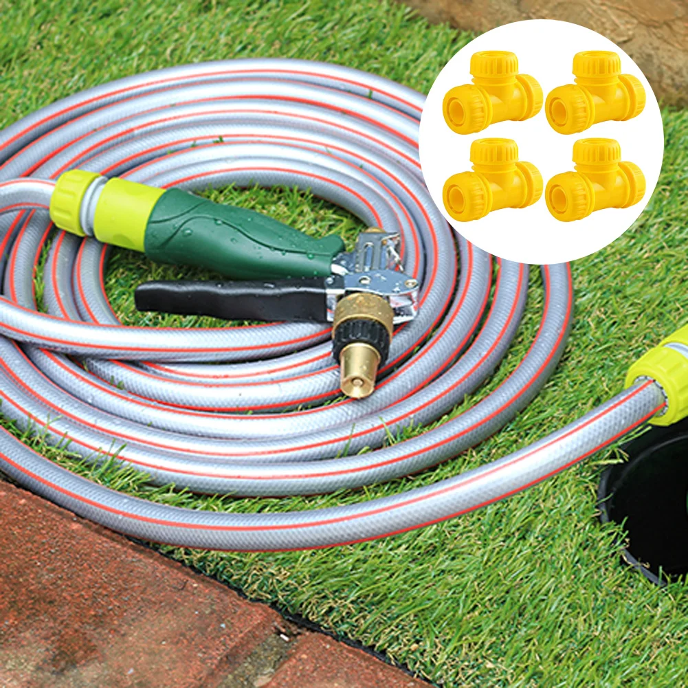 

Irrigation Systems 1 2 Inch Hose Tee Splitter Easy Install Hose Connector Connectors Weather Resistant Material