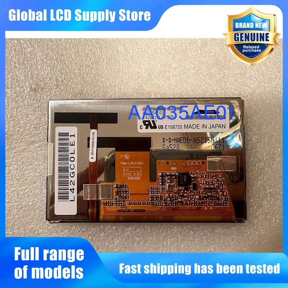 AA035AE01 New Original A-Grade 3.5 inch 960x540 LCD Display Screen for Industrial Equipment