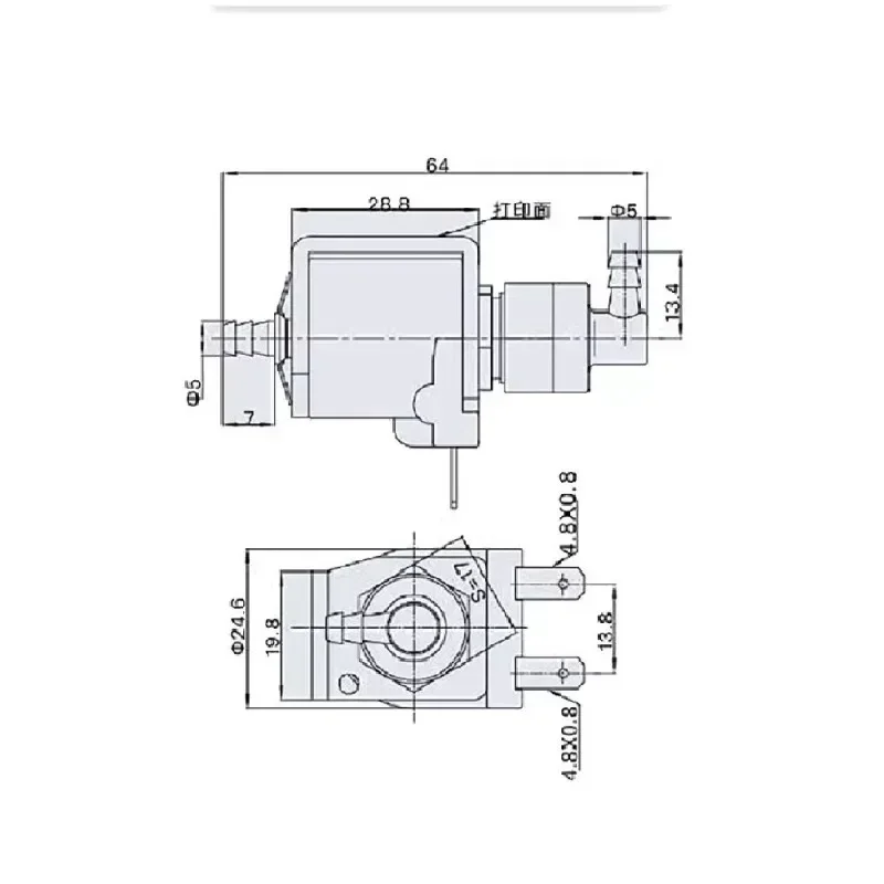 Electromagnetic pump JYPC-8 valve ironing machine switch JYPC-8 electromagnetic pump pumping valve Huaguang steam