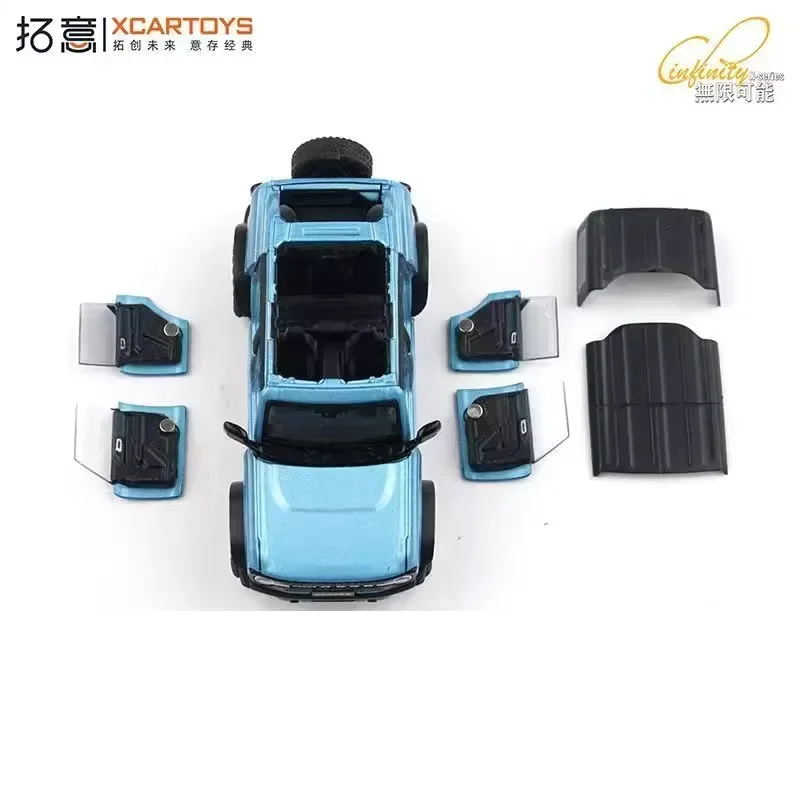 Xcartoys 1:64 Gen.6 Bronco/1087X Fleet Painting / CFMOTO RACING Moto3 Alloy Vehicle Car Model