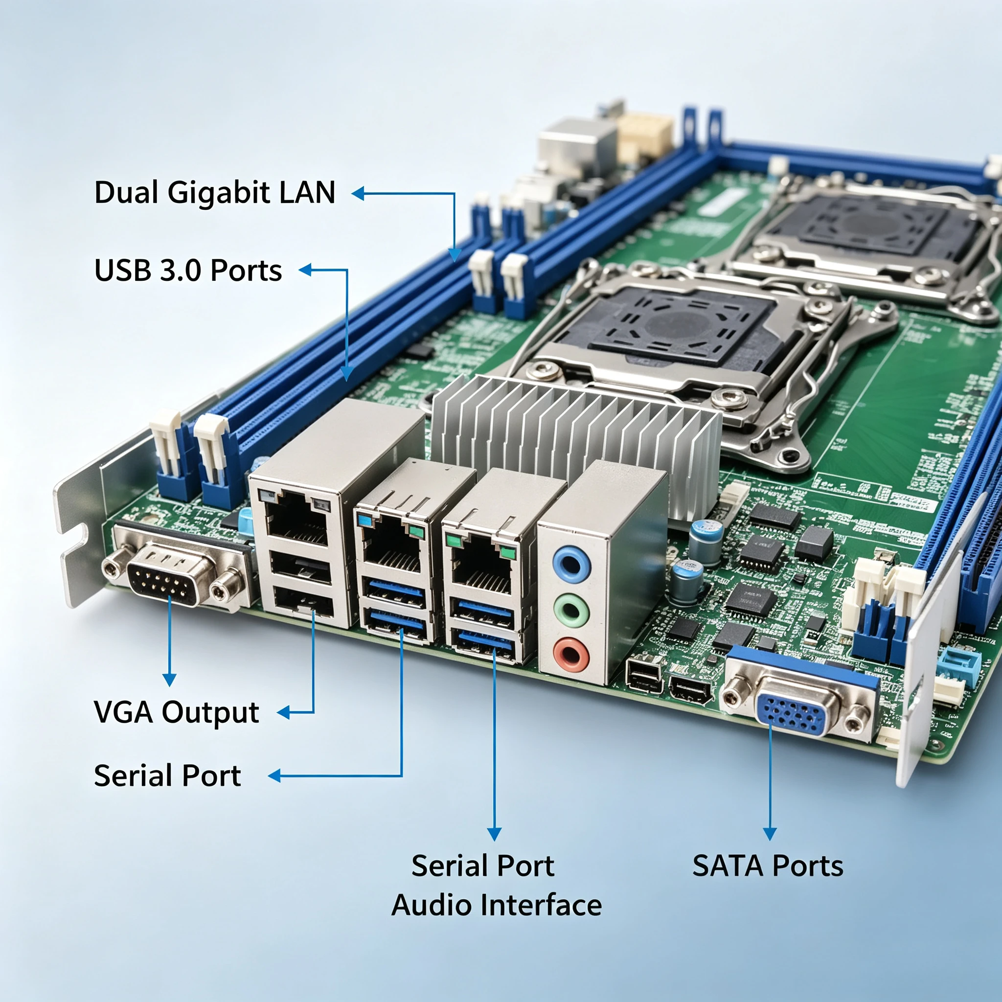 X10DRL-i Dual Server Motherboard, C612 Chipset LGA2011-3, Supports