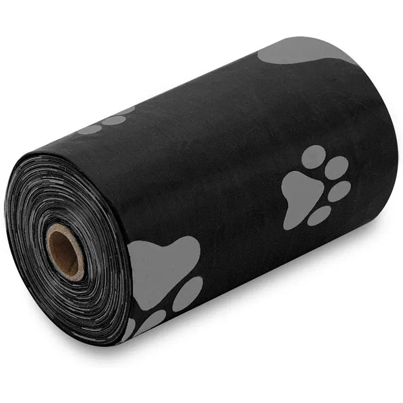 120 rolos saco de cocô do cão limpeza ao ar livre saco de cocô ao ar livre limpo animais de estimação suprimentos para cão 15 sacos/rolo recarga saco de lixo suprimentos para animais de estimação