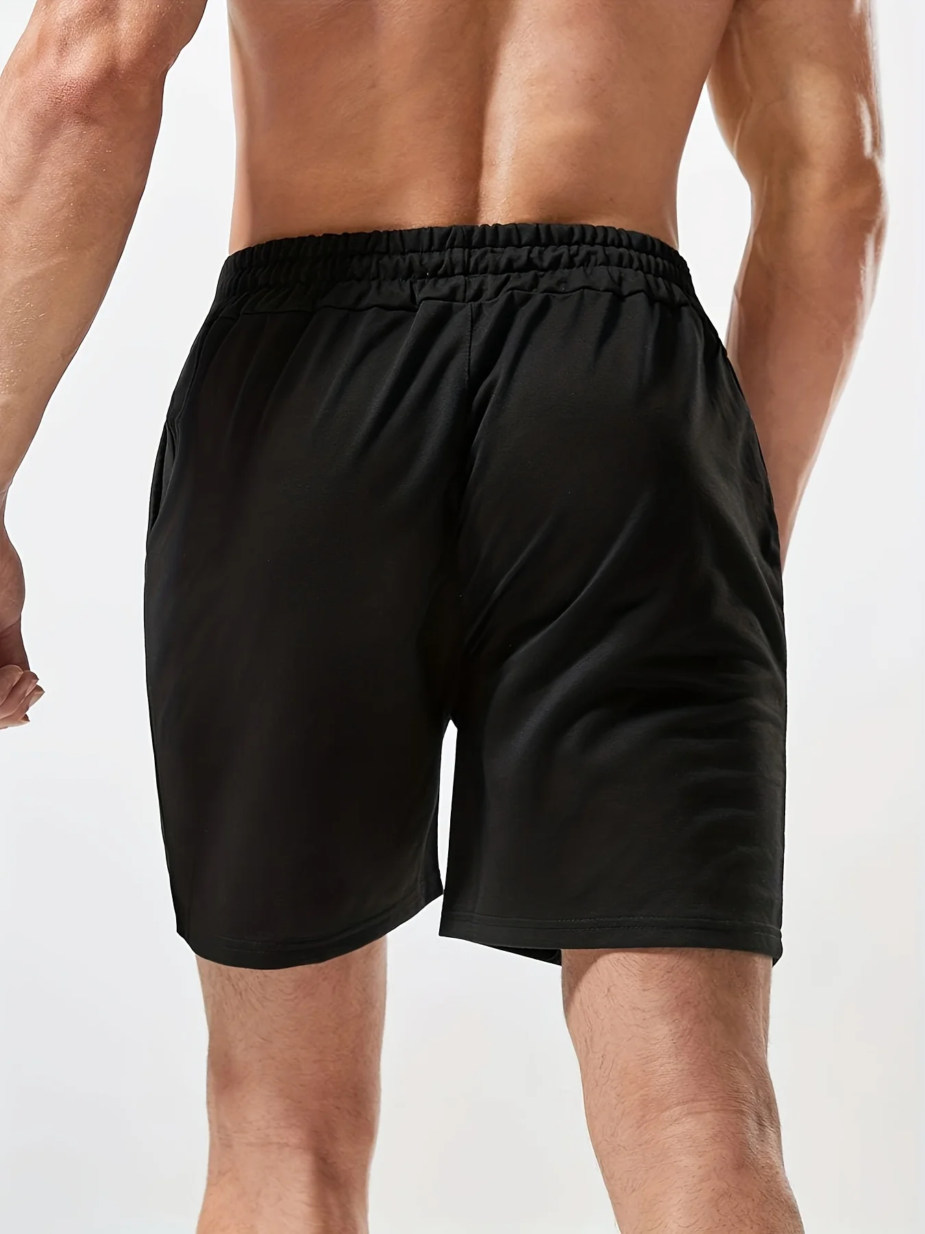 กางเกงขาสั้นลำลองผู้ชาย 3 ชิ้น แห้งเร็ว สวมใส่สบาย พร้อมเชือกผูกเอวแบบยืดหยุ่น