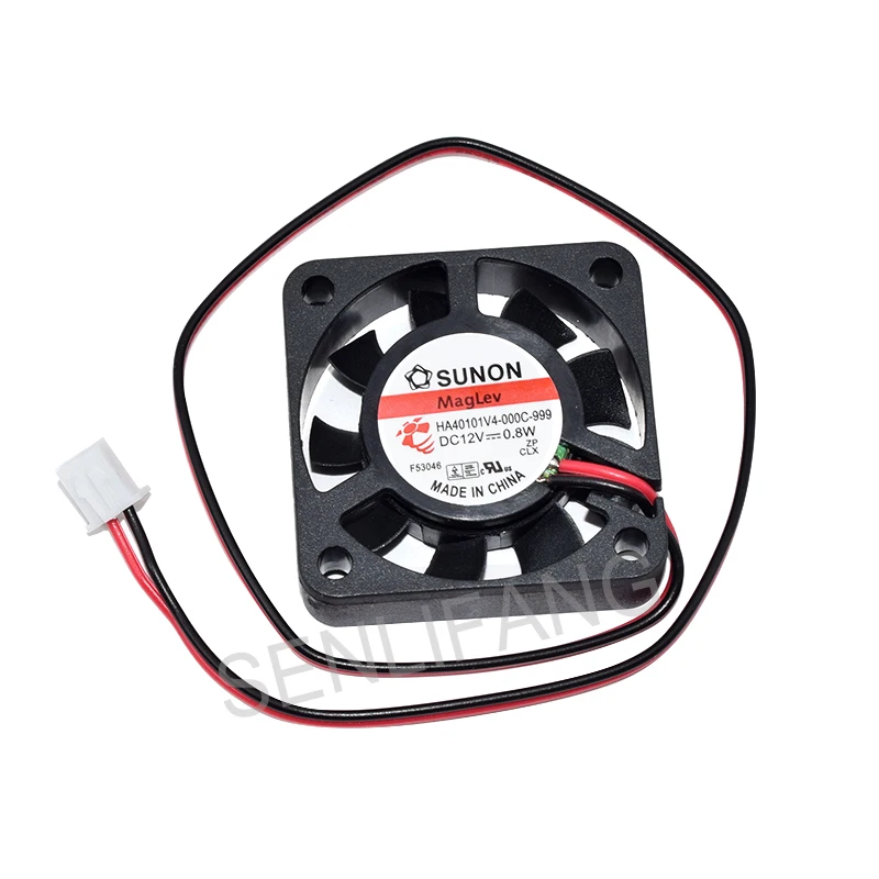 Brand New Cooler For Sunon HA40101V4-000C-999 DC12V 0.8W 2-Wire Cooling Fan