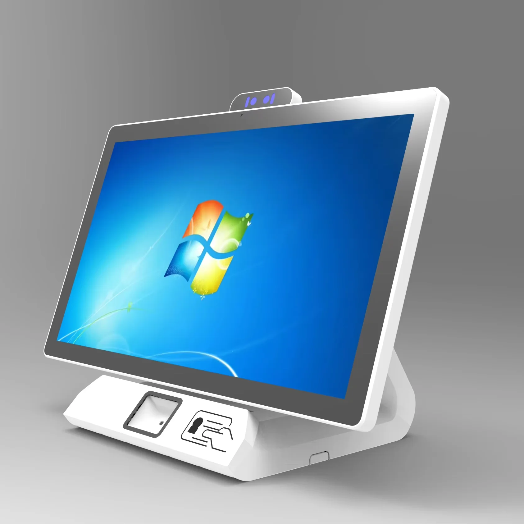 Cash Register Self-service Payment Kiosk Machine Dual POS Touch Screen Secure and Reliables POS Hardware With QR Scanner