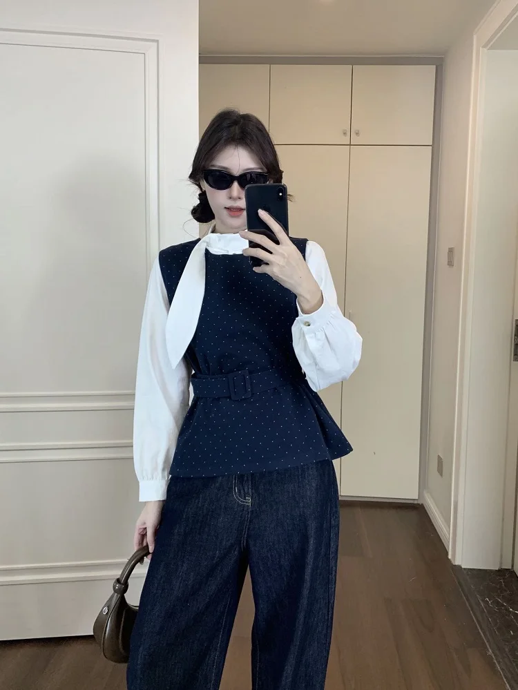 

Жилеты Жилеты Тонкие женские с вышивкой Летний минимализм Открытая вязка Воздушно-укороченный Ulzzang Прекрасный шикарный девичий Молодежный женский