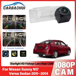 For Nissan Sunny N17 Versa Sedan 2011 2012 2013 2014 Reversing Rear View Camera parking HD Night Vision high quality camera