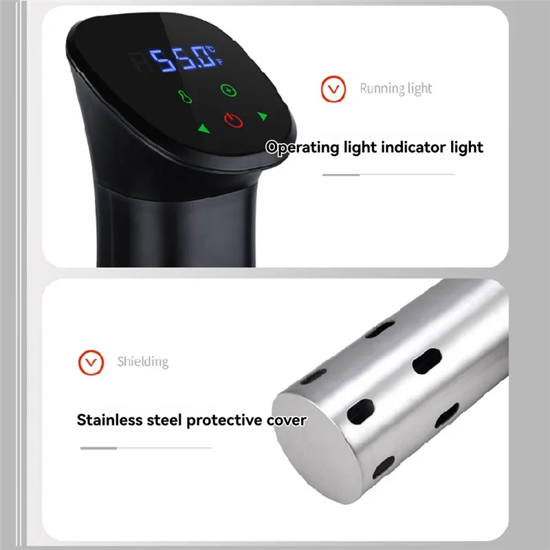 Sous Vide Precision Cooker For Home Use- Low-Temperature Cooking For Steak, Suitable For Kitchen Cooking In UK Plugs UK PLUG-A54