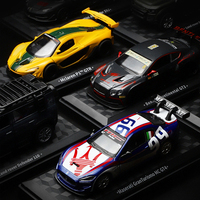 CCA 1:43 Alloy Car Models - BMW Lamborghini Bentley McLaren Collection with Acrylic Case & Display Stand, Diecast Gift for kids