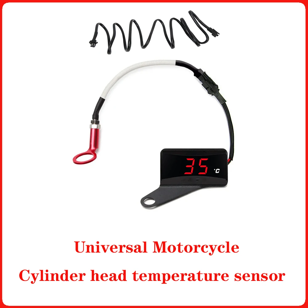 

Motorcycle cylinder head temperature sensor for nmax125 XMAX250 300 NMAX Universal Gauge emperature measuring instrument