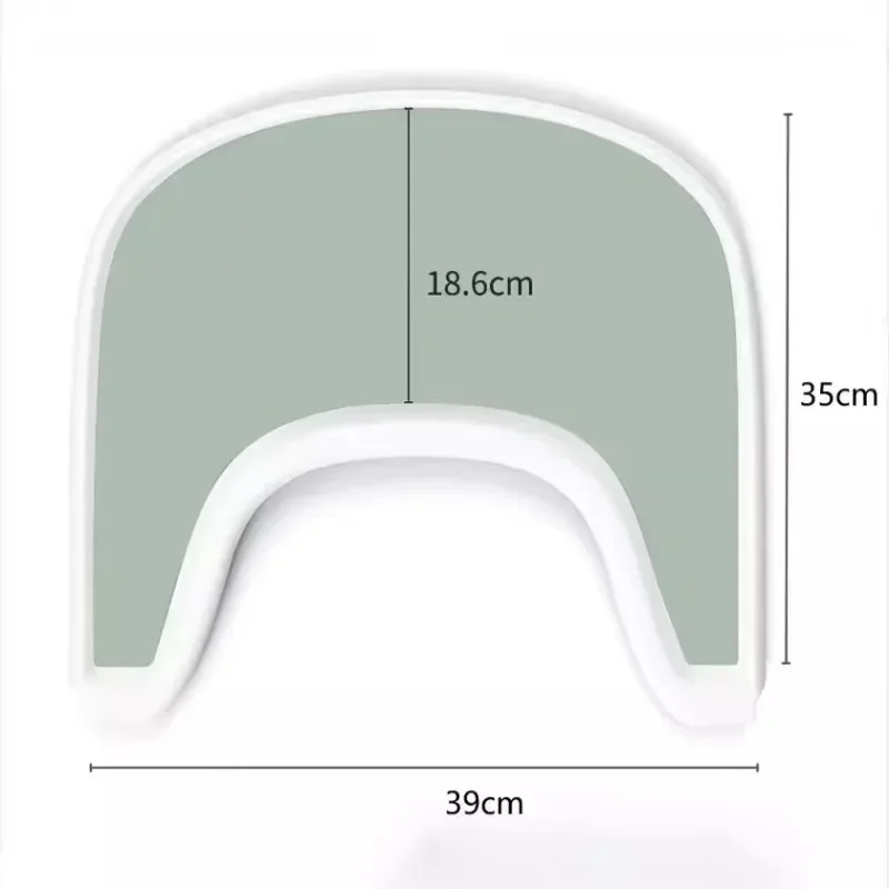 BPA Free Silicone Baby High Chair Dining Placemat Non-slip Easy Clean High Seat Tray Cover Washable Table Mat For Growth Chair
