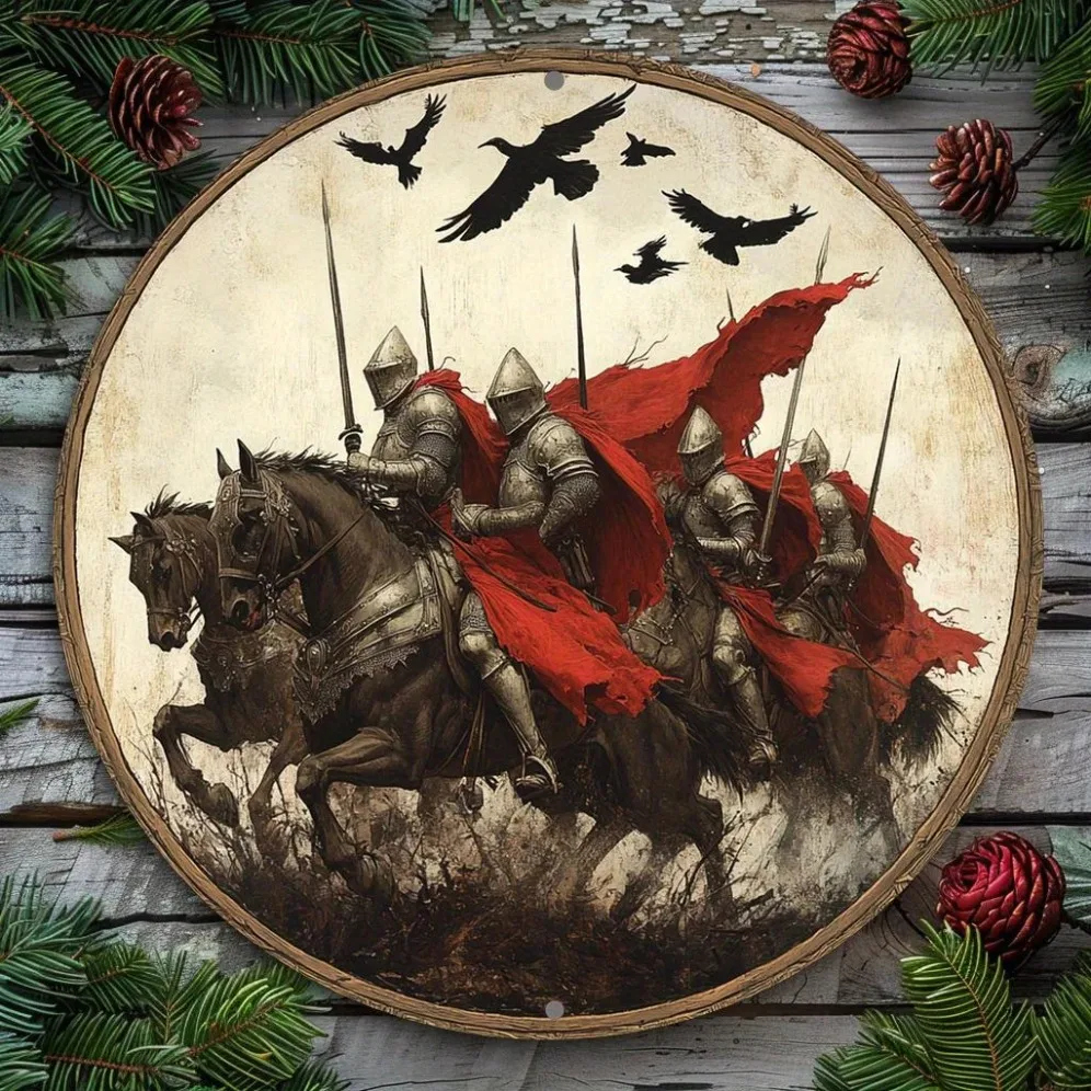 لوحة معدنية مسطحة من الألومنيوم ثنائية الأبعاد من Knight لتزيين جدران المطبخ والمقهى