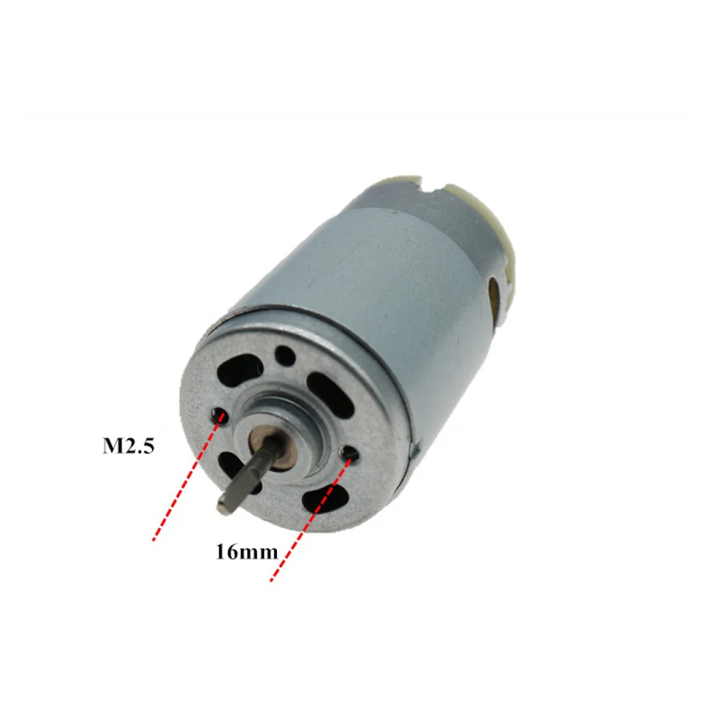 

20000RPM High Speed High Torque Motor 395 Motor DC3-12V Sweeper Motor Strong Magnetic Car Model Ship Model Hand Drill Motor Tool