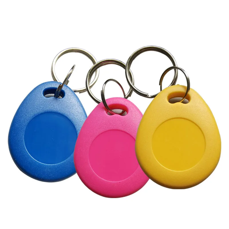 5Pcs/Lot 125Khz Proximity RFID T5577 Rewriteable Token Tag Keyfobs Keychains Access Control Smart Card