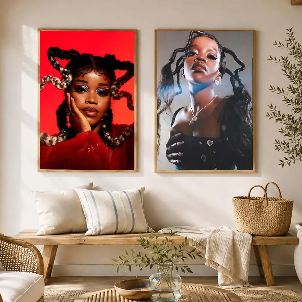 Aus Pop Vocal Tkay Maidza Poster HD poster wall art self-stick no-residue for home cafe office great gift