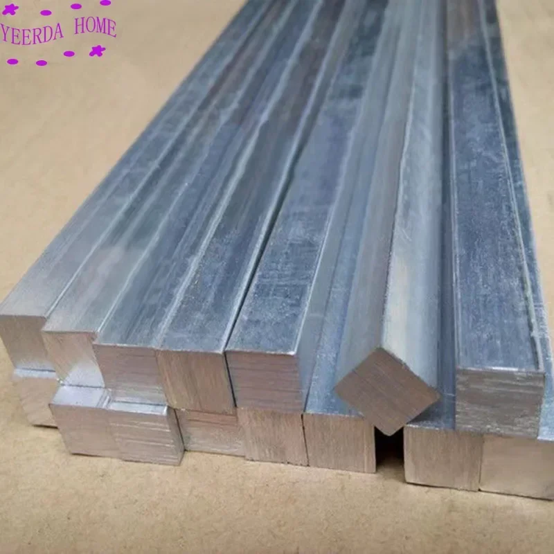 6061-T6 Aluminum Flat Bar & Block, CNC Ready Solid Stock Plate for Machining, Custom Cut Available