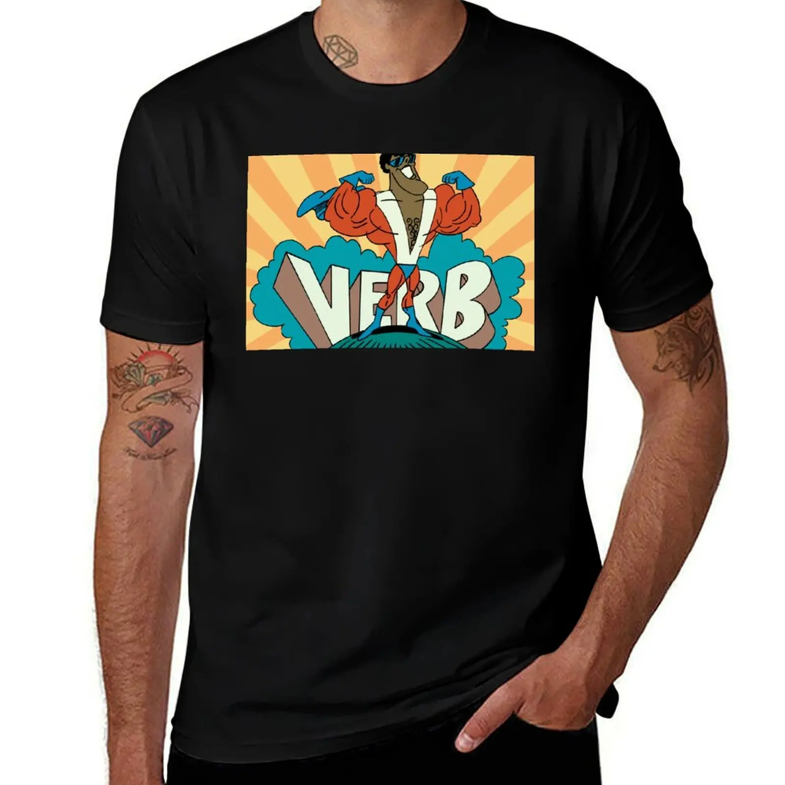 

Verb! T-Shirt heavyweights hippie clothes blanks t shirt men