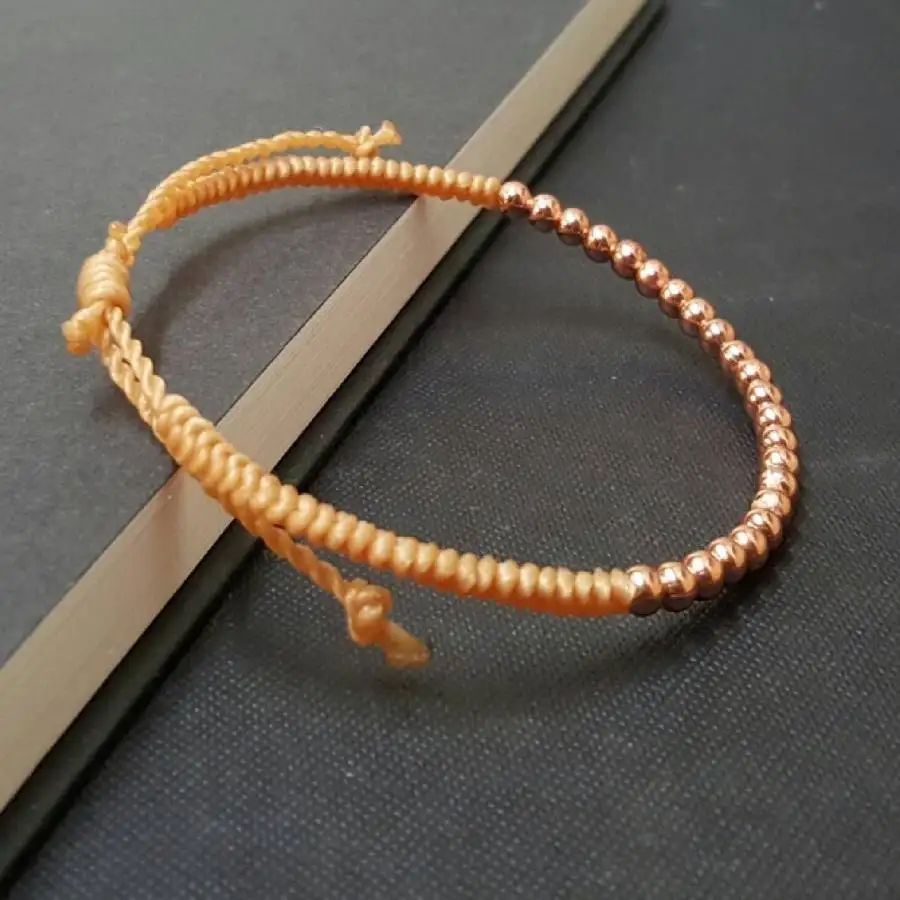 

Handmade knit bead bracelet,men's cuff button bracelet,Ramadan prayer bead,women's meditation,holiday gift,daily wear