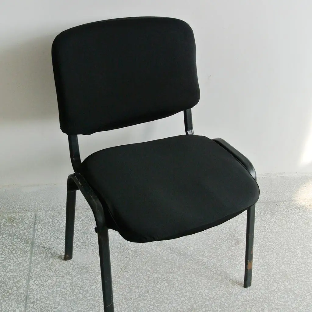 Rotating Office Chair Cover Stretchable Seat and Back Protector for Home Desk Chair Cushion Cover